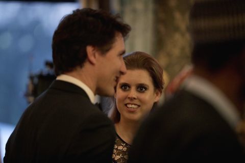 Princezna Beatrice z Yorku a Justin Trudeau