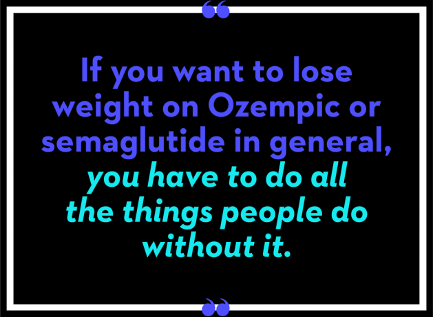 pokud chcete zhubnout na ozempic nebo semaglutid obecně, musíte dělat všechny věci, které lidé dělají bez něj