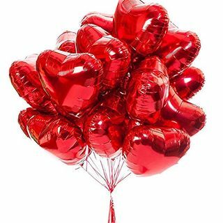 Mylarové balonky ve tvaru srdce