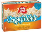 Křupavý bílý mikrovlnný popcorn